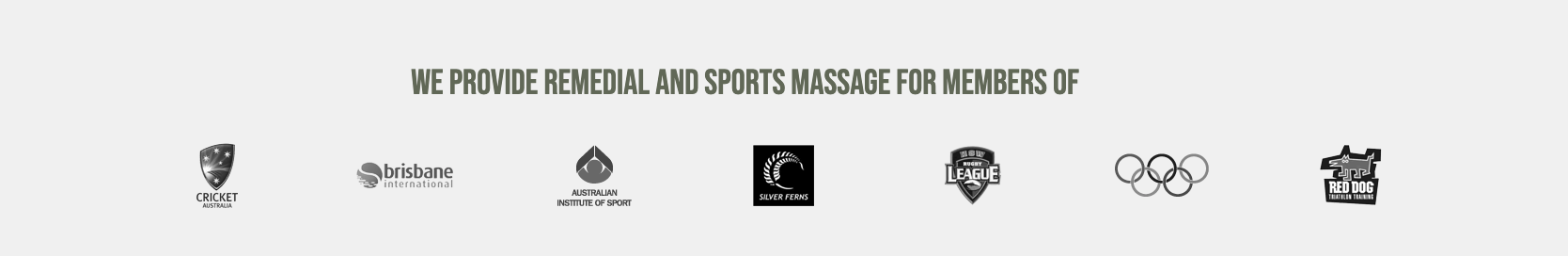 National and international sporting teams treated by No More Knots
