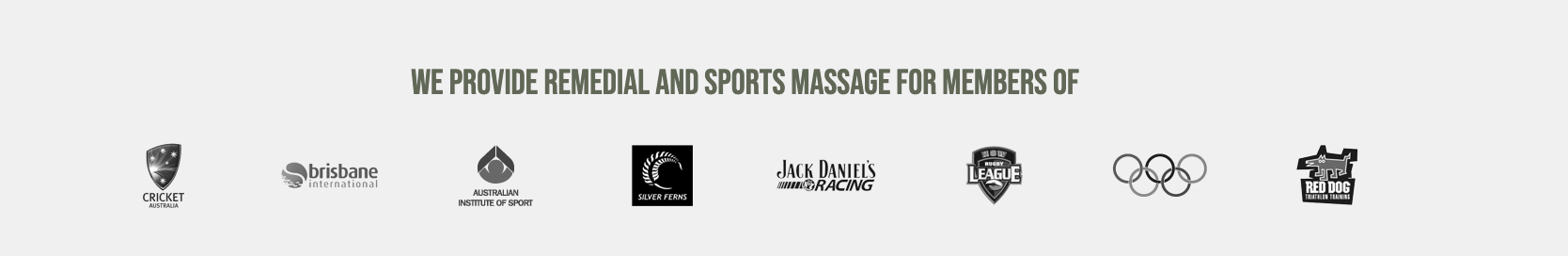 National and international sporting teams treated by No More Knots